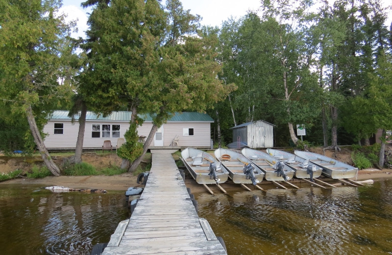 Cabin exterior at Clark's Resorts & Outposts.