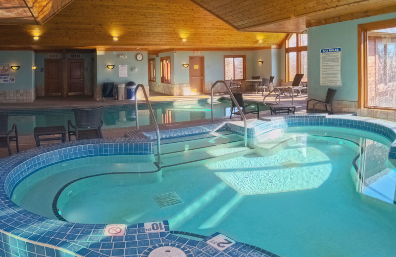 Indoor pool at Lutsen Sea Villas.