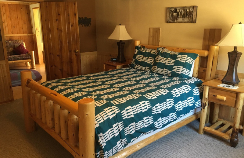 Guest room at Ghost Canyon Ranch.