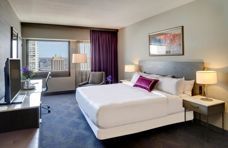 Guest room at InterContinental Saint Paul Riverfront, an IHG Hotel.