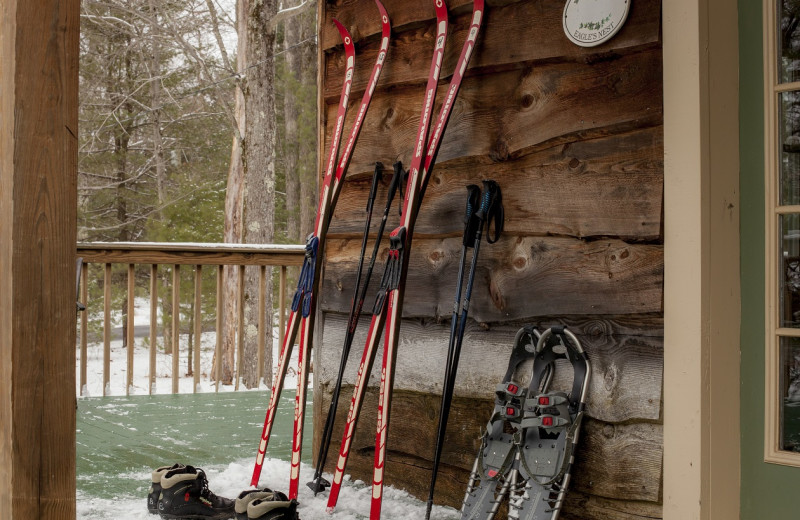 Ski and snow shoe at Inn At Lake Joseph.