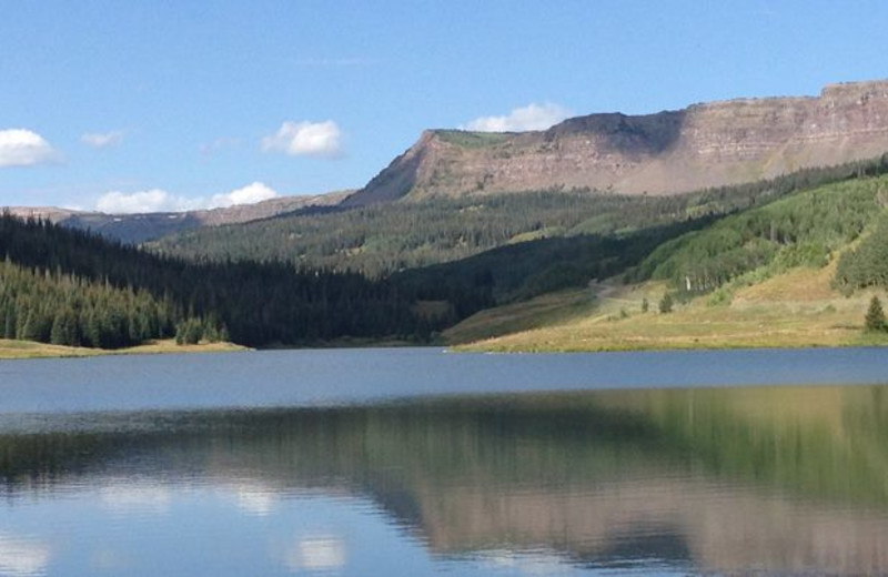 Lake near Steamboat Lodging Properties.