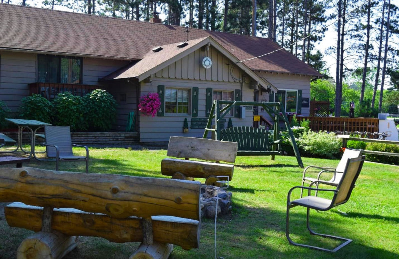 Exterior view of Cut Foot Sioux Inn.