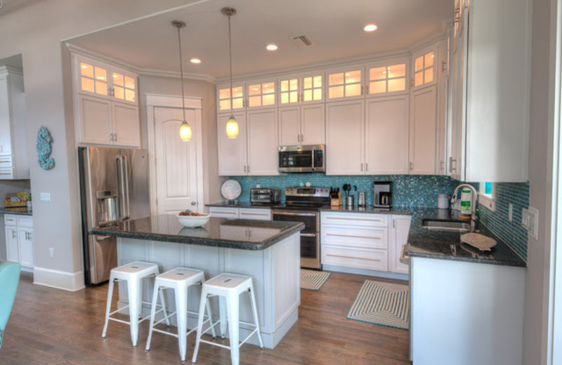 Rental kitchen at Anna Maria Vacations.