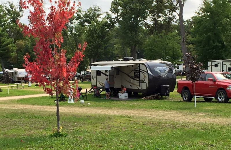 RV park at Yogi Bear's Jellystone Park Warrens.