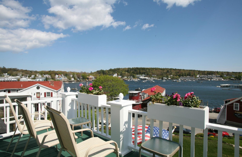 Guest balcony at The Inns at Greenleaf Lane.