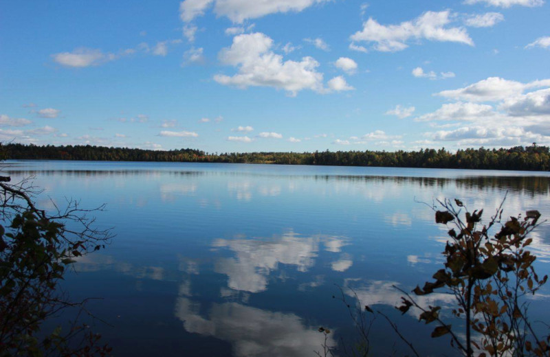 Lake view at Finn'n Feather Resort.