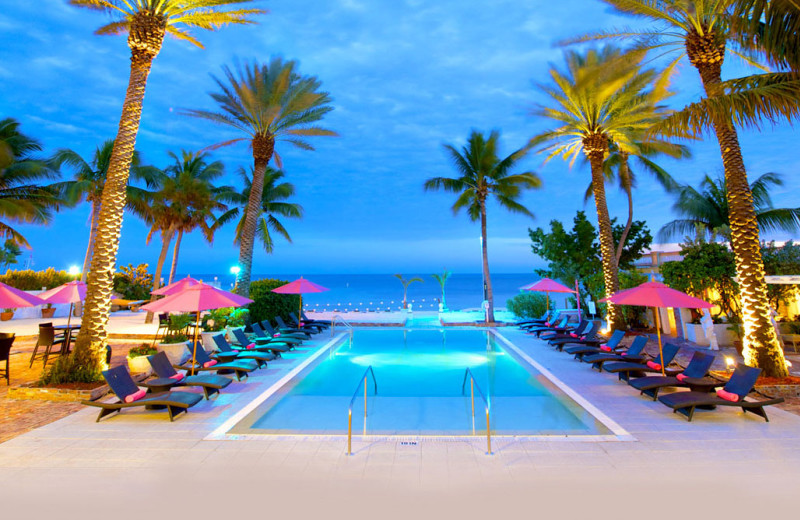 Outdoor pool at The Southernmost House.