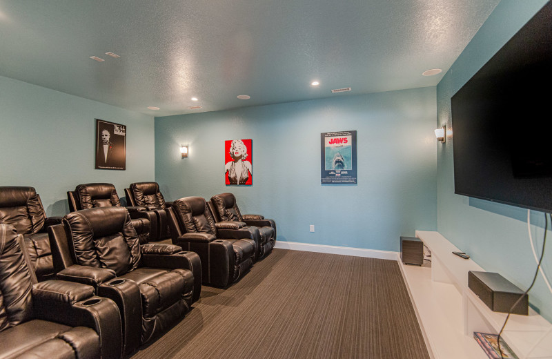 Rental theater at Joe Lamb Jr. & Associates Vacation Rentals.