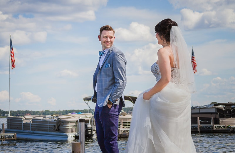 Wedding at Quarterdeck Resort.