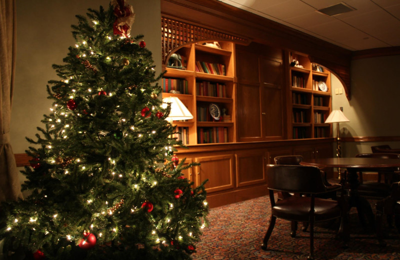 Christmas tree at Stonehedge Inn & Spa.