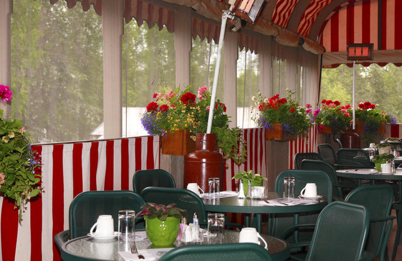 Patio at Sophie Station Suites.