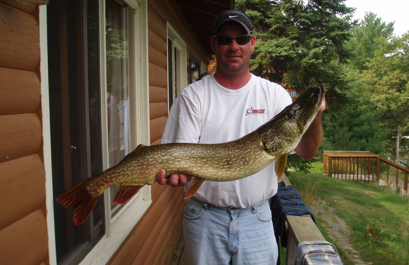 Fishing at Woodland Beach Resort.