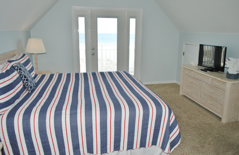 Rental bedroom at Gulf Shores Vacation Rentals.