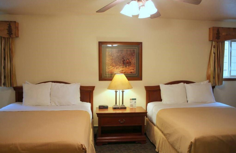 Guest room at Box Canyon Lodge & Hot Springs.