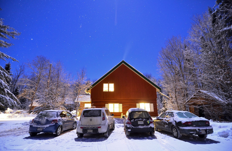 Exterior view of Wolf Den Hostel and Nature Retreat.