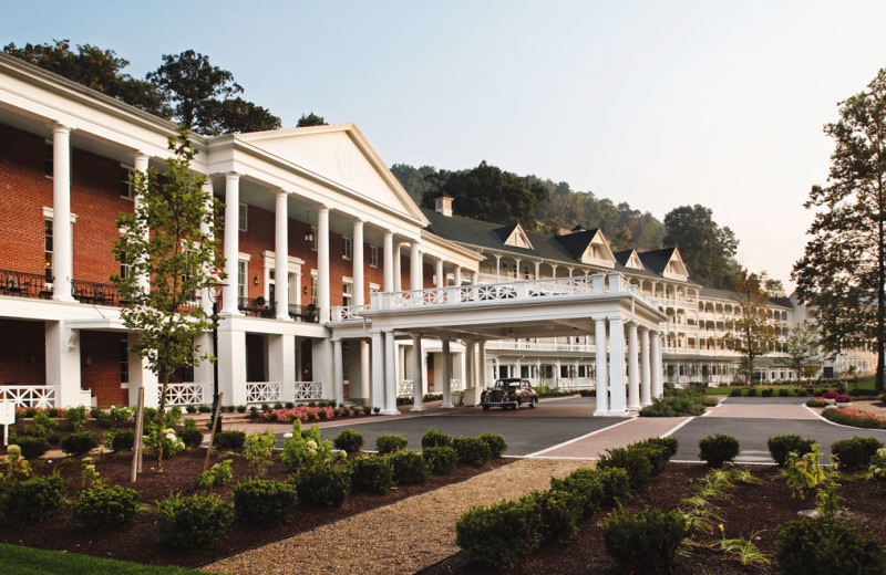 Exterior view of Omni Bedford Springs Resort.