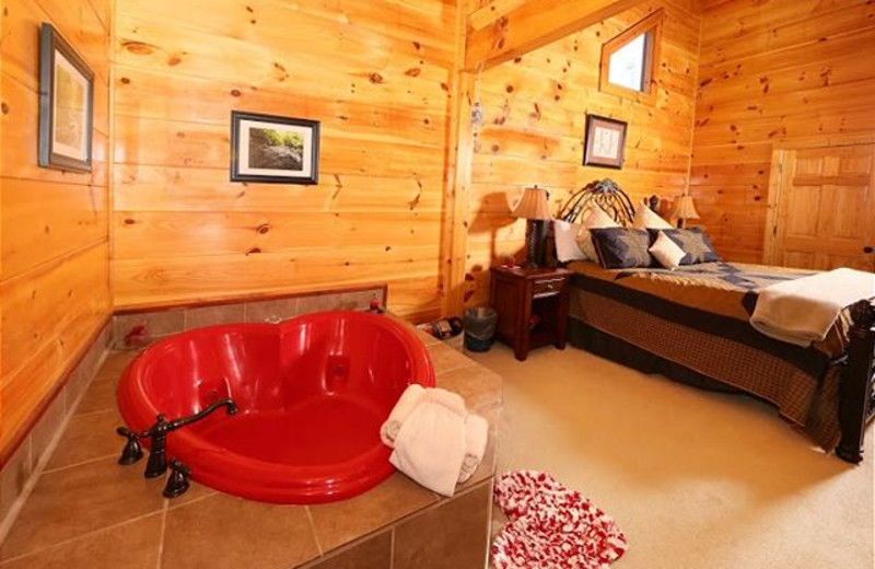 Rental bedroom at Eden Crest Vacation Rentals, Inc.