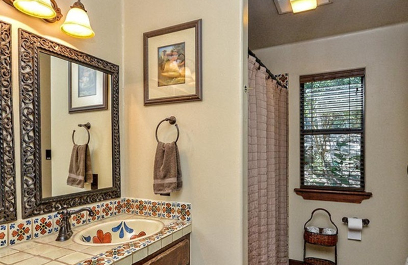 Bathroom at Casa Escondida.