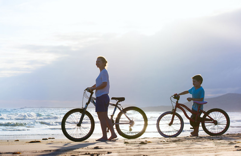 Beach biking at The Beach Condominiums Hotel-Resort.