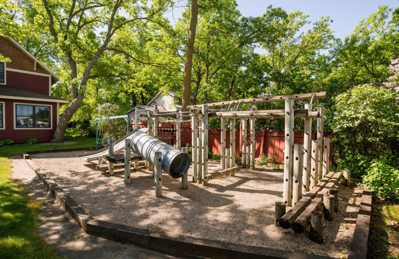 Playground at Otter Tail Beach Resort.