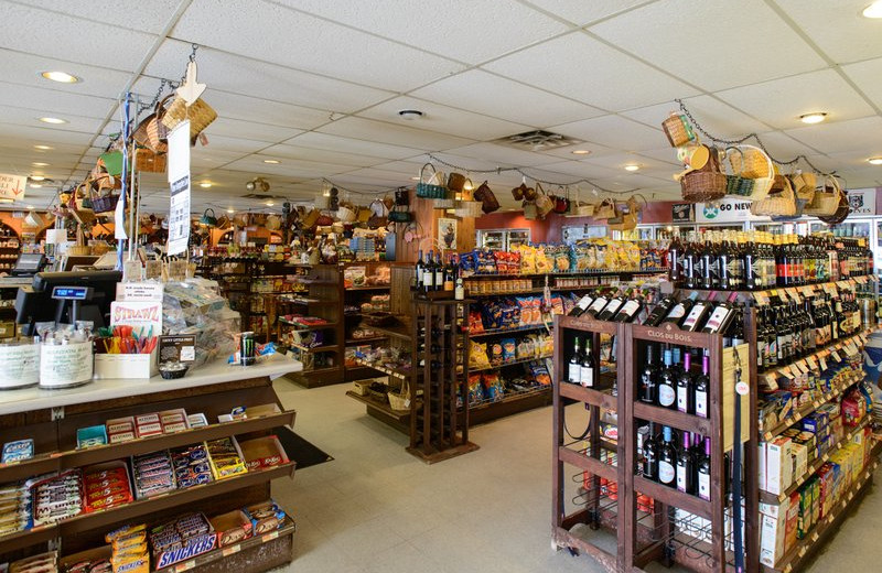 Convenience store at Best Western Silver Fox Inn.