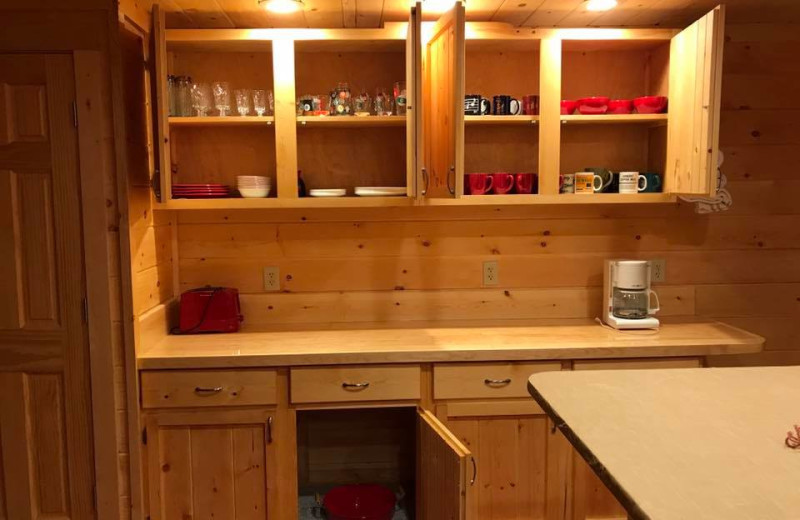 Cabinets at Acorn Lodge.