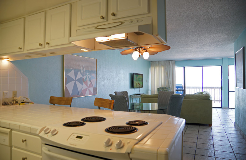 Kitchens at Island House Beach Front Condominiums