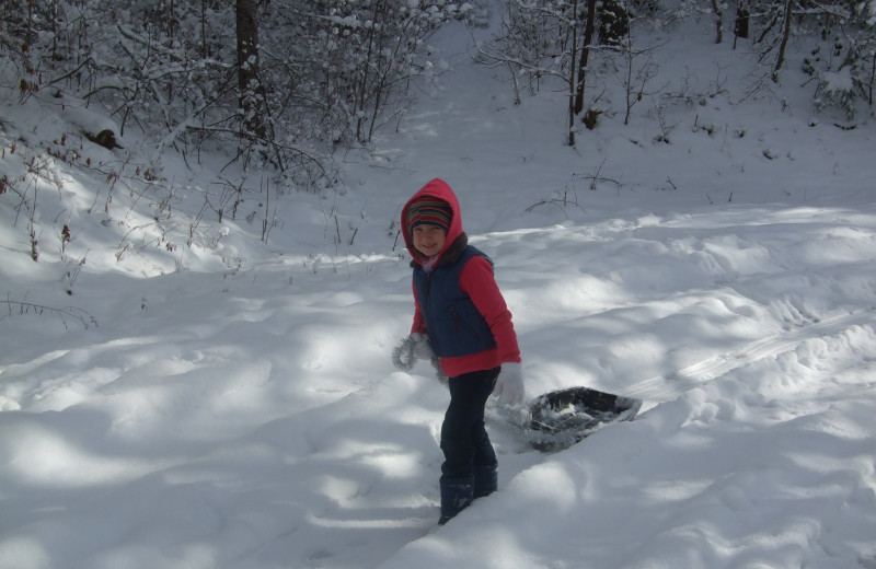 Sledding in Paradise Hills Resort and Spa.