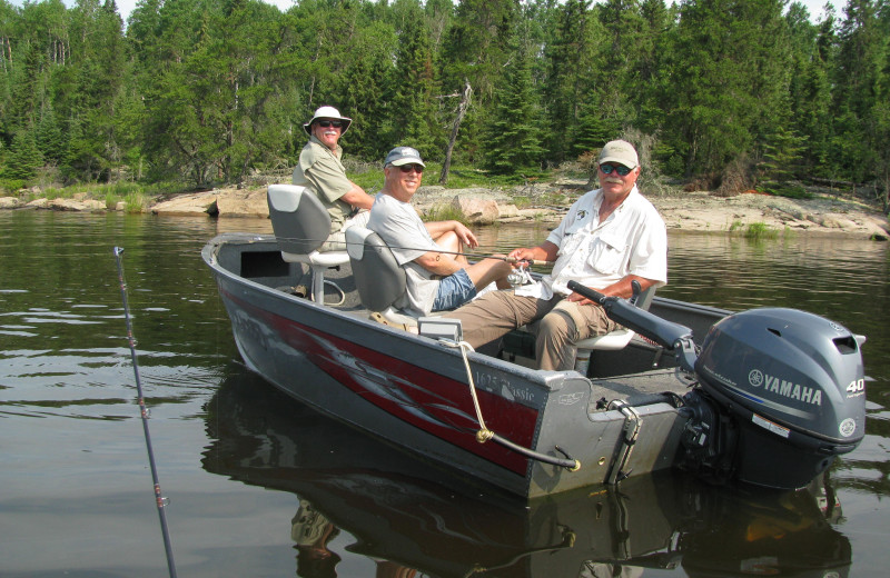 Fishing at Maynard Lake Lodge and Outpost.