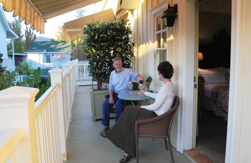 Couple at Tallman Hotel.