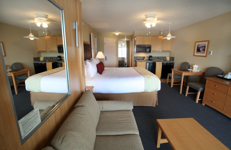 Guest room at Ocean View Resort.