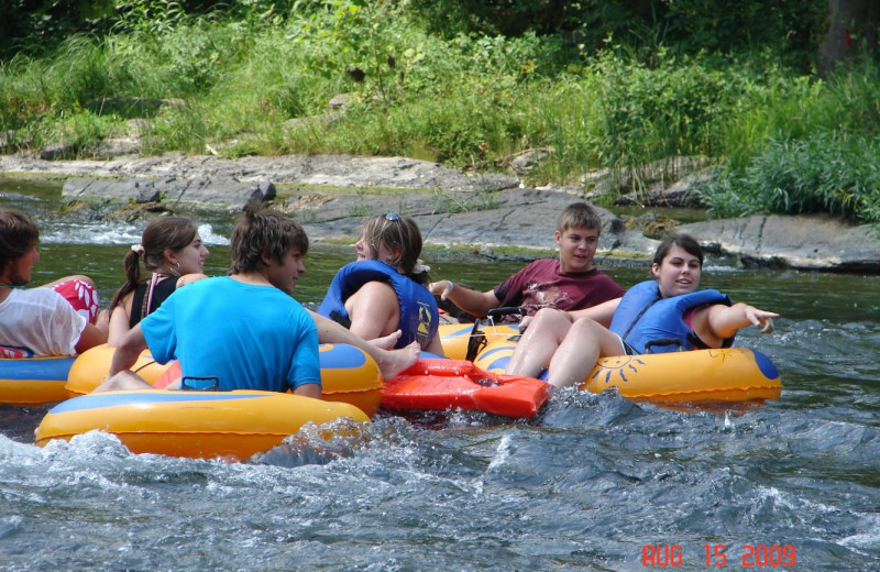 Tubing near Andes Hotel and Restaurant.