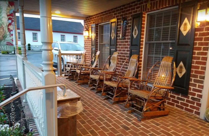 Porch at Country Living Inn.