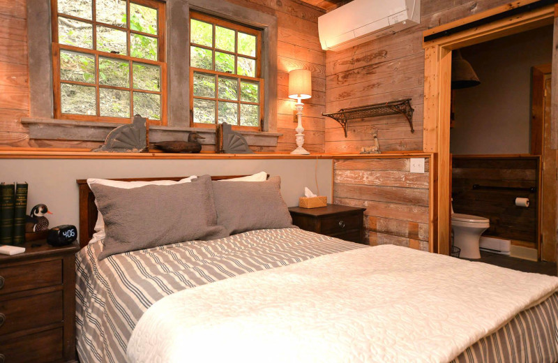 Rental bedroom at Finger Lakes Premiere Properties.