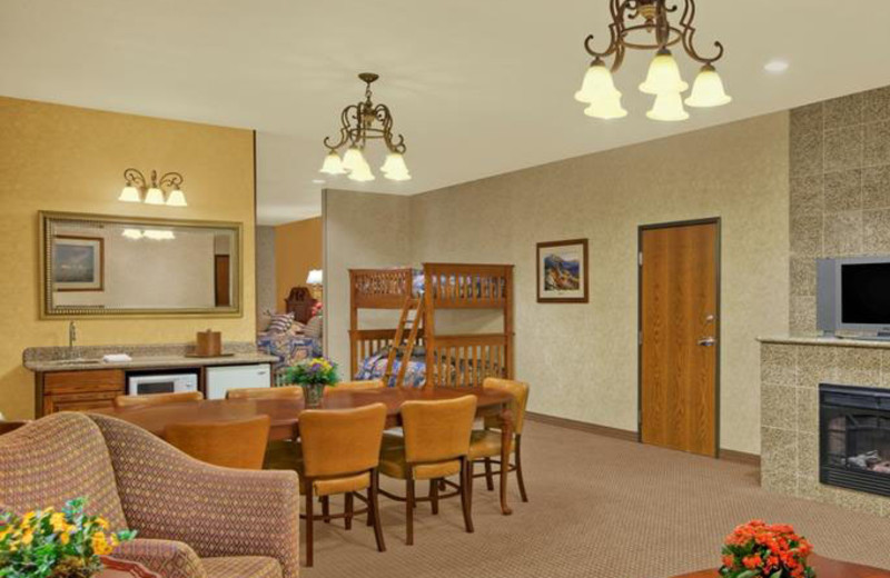 Bunk Bed Suite at Rushmore Express Inn & Family Suites.