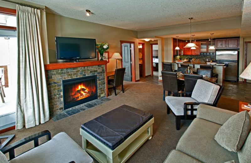 Guest room at Blackstone Mountain Lodge.