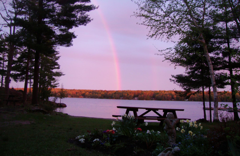 Sunset at Westwind Inn on the Lake.