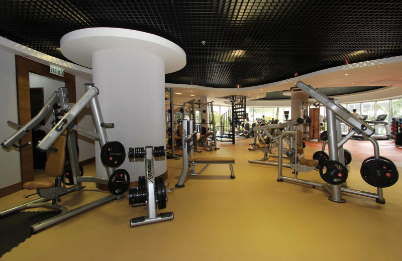 Fitness room at Hong Kong Parkview Hotel.