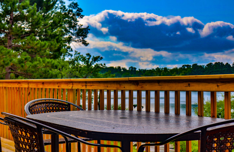 Cabin deck at Wilderness Resort Villas.