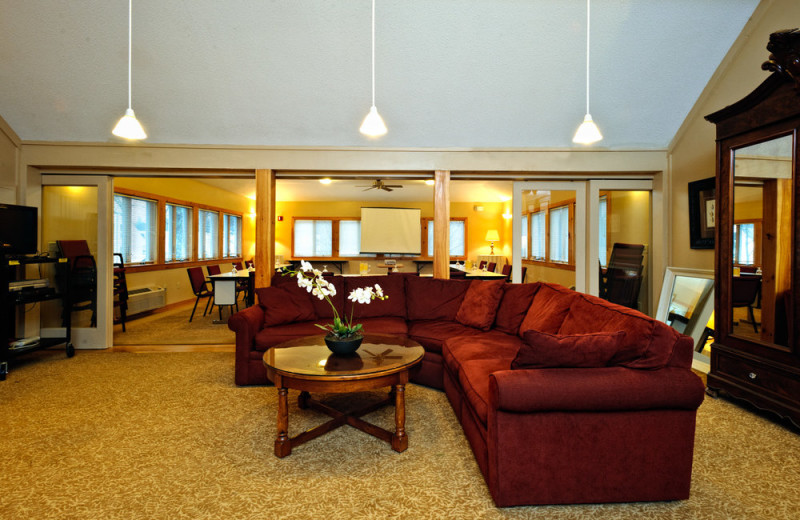 Lounge area at Silver Fox Inn.