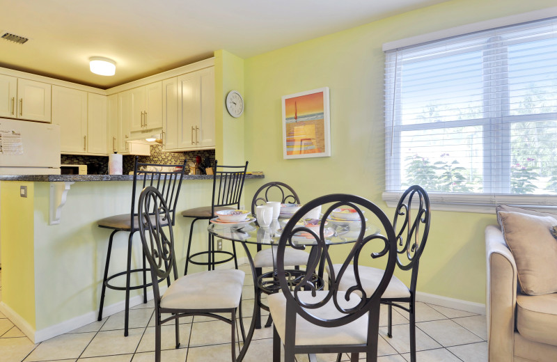 Rental kitchen at Luxury Rentals by At Home in Key West.