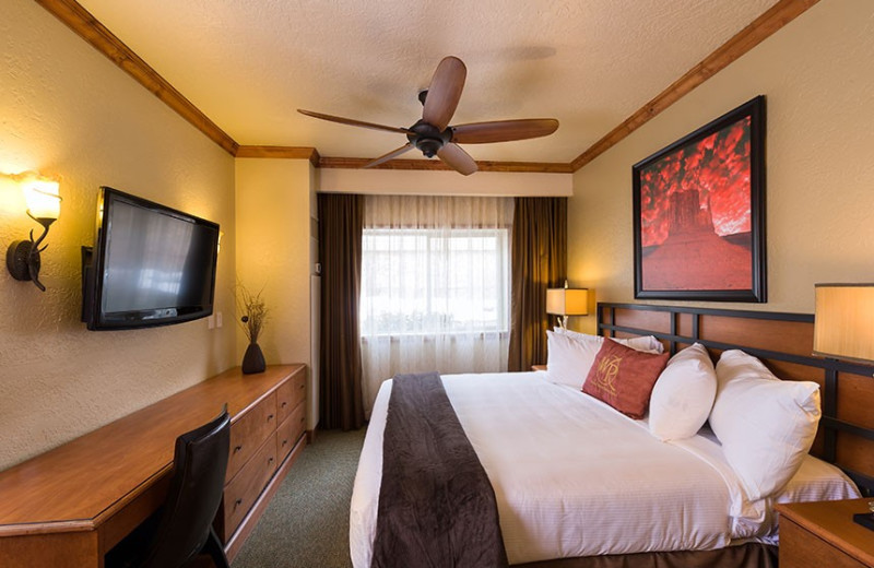 Guest bedroom at Westgate Park City Resort & Spa.