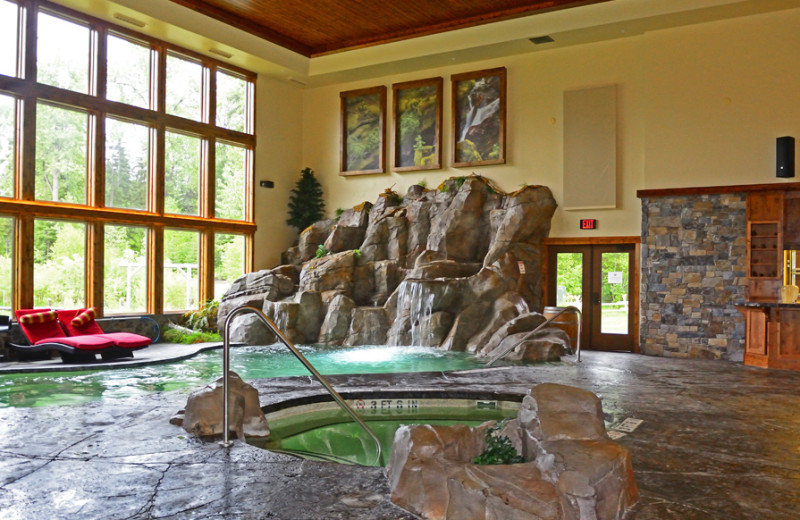 Indoor pool at The Lodge at Whitefish Lake.