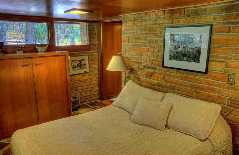 Guest Bedroom at the Seth Peterson Cottage Conservancy