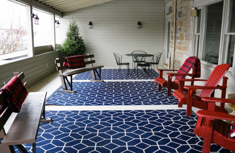 Porch at Strathmere Retreat & Spa.