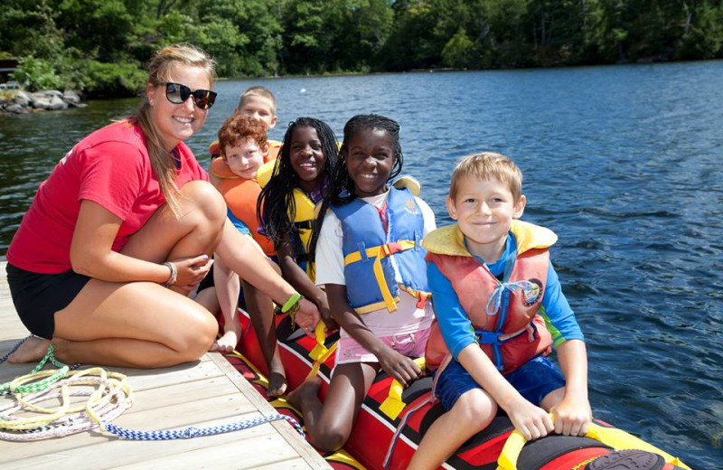Water fun at Severn Lodge.