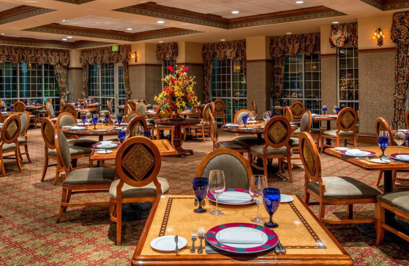 Dining room at Chateau on the Lake.