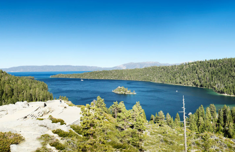 Nearby Emerald Bay in South Lake Tahoe, California