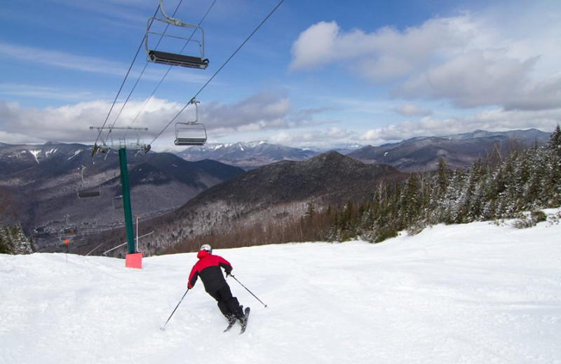 Skiing near Riverbank Motel & Cabins.